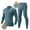 Green, variant on Abomasnow Men's Big and Tall Thermal Underwear Set Long Sleeve High Neck Long Johns Base Layer Set Fleece Lined Warm Winter Cold Weather Ski Outdoor Sleepwear Set M-5XL