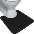 thumbnail image 1 of Alfombra de baño Gorilla Grip de espuma viscoelástica gruesa para base de inodoro, tapetes de tercio, 1 of 8