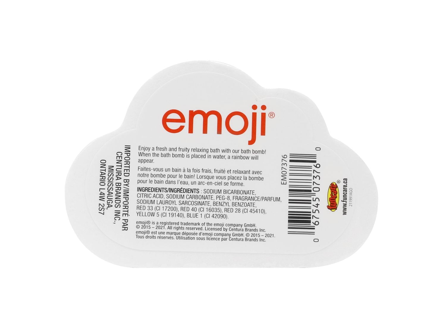 Emoji Rainbow Bath Bomb