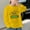 Yellow-02, variant on Sentuca Boys Shirts Cotton Graphic Tees Crew Neck Casual Long Sleeve T Shirt for Kids Clothes Size 3 Years