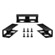 thumbnail image 5 of Organizador de almacenamiento para computadora portátil debajo del escritorio, 3 unidades, estante resistente con Negro, 5 of 9