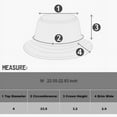thumbnail image 4 of YooGuoGuo Men and Women Night Reflective Hat Runner Cap Visor Bucket Hat Flash Rave Festival Boonie Cap, 4 of 5