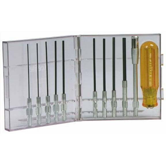 Xcelite 99PS40 Allen Hex Screwdriver Set, 11-Piece