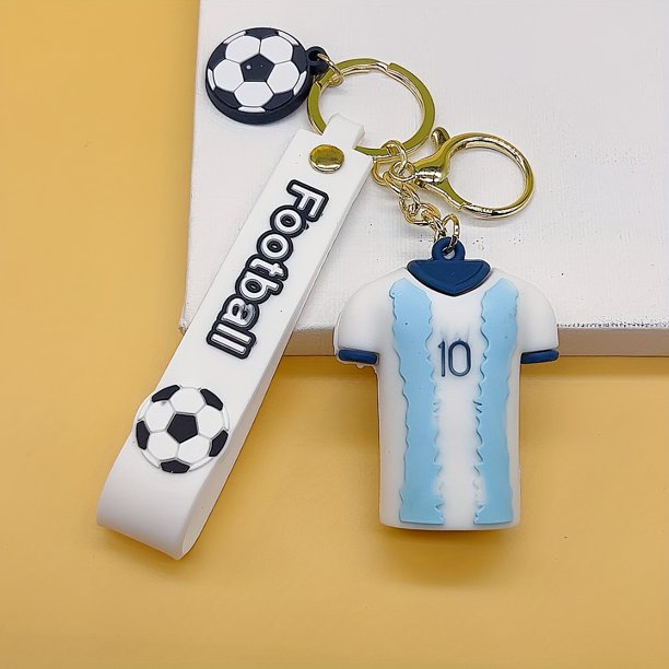 Creactive 3D Ropa De Fútbol Encanto Llavero Colgante, Pequeño Regalo Para Fans De Fútbol