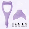 thumbnail image 7 of LANFENG Reusable Silicone Eyelash Separator Mascara Guard Mermaid Eye Tool Purple - 3-in-1 Application aid, 7 of 7