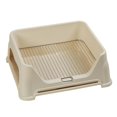 thumbnail image 4 of Serenable Dog Toilet, Dog Potty, Anti- Guard, Raised Fence with Wall, Potty Pan for , Small Animals, Outdoor , beige, 4 of 9