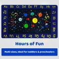 thumbnail image 2 of Kids Playmat Kids Educational Rug Solar System Alphabet, Play Rug Learning Carpet for Playroom Bedroom Nursery Non-Slip Soft Area Rug, 8 x 10 FT, 2 of 7