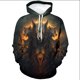 thumbnail image 1 of MHFRRA Sudadera con Capucha con Estampado de Animales para Un Estilo Casual y Deportivo Negro, 1 of 3