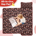thumbnail image 4 of Dark Christmas Animal Pattern Toddler Nap Mats for Kids Preschool,59"x22" Sleeping Mat Bag or Kids,Toddler Sleeping Bag,Toddler Nap Mat or Daycare, 4 of 6