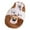 Brown, variant on Toddler Slippers Christmas Furry Flat Home Non Winter Round Toe Cartoon Print Warm Slippers Baby Shoes Red 2 Years-2.5 Years