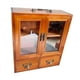 thumbnail image 2 of Mueble de almacenaje retro, organizador de escritorio, cajón, vitrina multifuncional de madera para cartas, oficina o cocina, 2 of 9