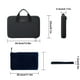 thumbnail image 5 of Wosthever Kit de boquilla Bolsa de almacenamiento con cuerda de mano Bolsa de clarinete resistente a la abrasión Estuche de bolso resistente Accesorios para instrumentos musicales, 5 of 6