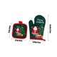 thumbnail image 3 of Ganfancp Santa Claus Guantes Aislantes y Almohadillas Aislantes Juego Aislante de Cocina Guantes Aislantes de Franela para Horno Almohadillas Aislantes Adornos para El Árbol de Navidad con Cordón de, 3 of 6