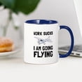 thumbnail image 3 of CafePress - Work Sucks Flying Mugs - 11 oz Ceramic Mug - Novelty Coffee Tea Cup, 3 of 4