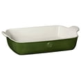 thumbnail image 1 of Emile Henry Made In France HR Modern Classics Large Rectangular Baker, 13 x 9", Green, 1 of 5