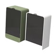 thumbnail image 3 of 2 jaboneras de pared para ducha, impermeables, con tapa abatible 1 pieza verde 1 pieza blanco, 3 of 9