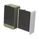 thumbnail image 3 of 2 jaboneras de pared para ducha, decorativas, adhesivas, con tapa 1 pieza verde 1 pieza blanco, 3 of 9
