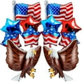 thumbnail image 1 of Set de globos Zhanmai Patriotic Eagle USA Elections Party x12, 1 of 6