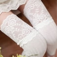 thumbnail image 3 of Calcetines japoneses de encaje por encima de la rodilla, calcetines verticales de talle alto de algodón, medias antideslizantes por encima del muslo para mujer, 3 of 5