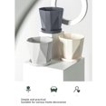 thumbnail image 3 of Lightweight Plastic Flower Pot Set, 6Pcs Small Plant Pot with Trays for Indoor Outdoor Balcony Planting, 3 of 7