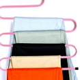 thumbnail image 3 of S Shape Clothes Hanger Multilayer Mental Clothing Rack Holder Pants Neckties Scarves Wardrobe Organizer, 3 of 3