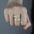 thumbnail image 4 of 14K Gold Heart Moissanite Ring, Modern Style Women's Band, Ideal for Everyday Wear and Special Occasions, 4 of 6