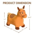 thumbnail image 3 of Peluche inflable Hopping Horse Toy HotMax Brown para niños pequeños, 3 of 8