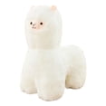 thumbnail image 2 of Cojín de peluche de alpaca, llama, para festivales y aniversarios. 50cm blanco, 2 of 9