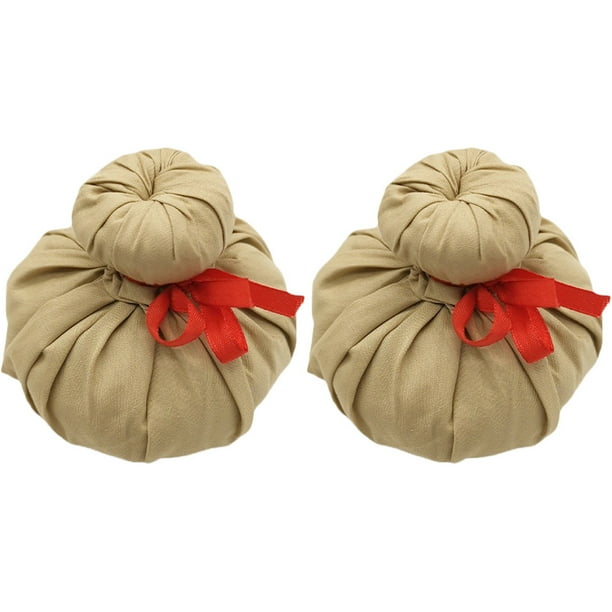 Bolsas de calentamiento Natural, bolsas de hierbas chinas puras, bola de masaje para comprimir, 2 uds.