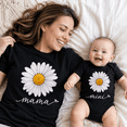 thumbnail image 4 of Mama Mini Daisy Shirt, Matching Mom And Baby Outfit, Mother Daughter Matching Tee, Floral Mama Shirt, New Mom Baby Shower Gift, 4 of 7