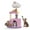 Purple - Flora, variant on OSM 33-inch Floral Cat Tree for Indoor Cats, Compact Cat Tower with Scratching Posts, Cozy Condo, Flower Perch & Dangling Toys for Kittens & Small Cats, Pink