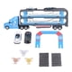 thumbnail image 2 of Camión transportador para niños de juguete, camión transportador para niños de 150 cm, camión transportador plegable, camión de transporte con tracción trasera, diseño elevado, 2 of 8