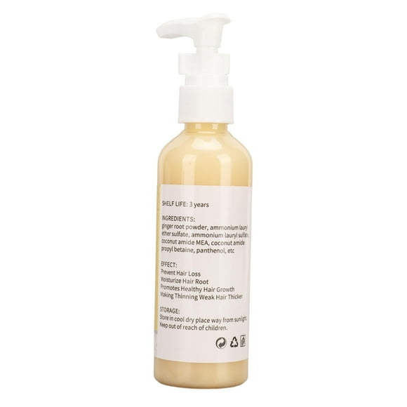 Ginger Hair Repairing Shampoo, Ginger Shampoo Moisturizing Promote Growth 100ml For Daily Use