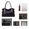 thumbnail image 5 of EASYFUN Bolsa de malla, bolsa de maquillaje con cremallera, bolsa organizadora de cosméticos para uso diario o de viaje para guardar objetos pequeños, 4 piezas, color negro, 5 of 5