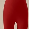 thumbnail image 5 of Maternity Leggings Over Bump Buttery Soft Belly Support Adjustable High Waisted Pregnancy Pants Yoga Pajama Red L, 5 of 6