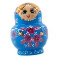 thumbnail image 3 of 10 Piezas de Muñecas Anidadas Hugo Muñecas de Anidación Azul, 3 of 10