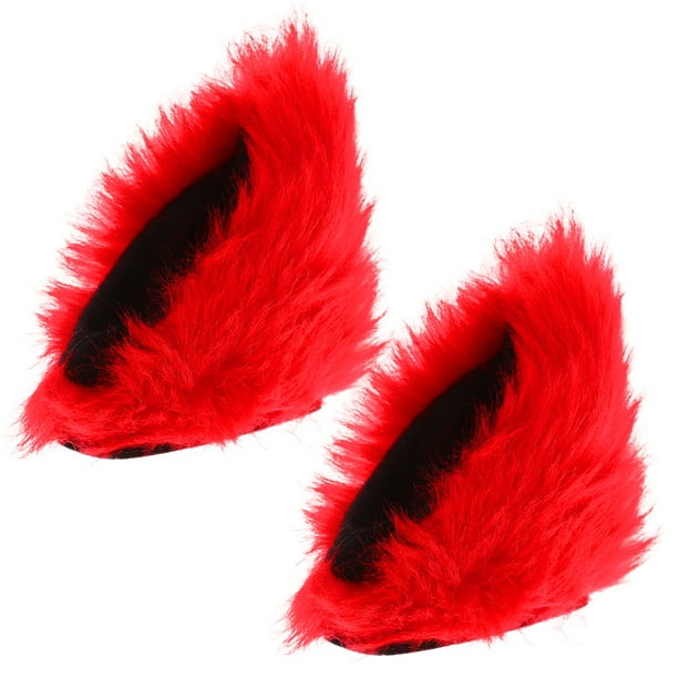 par de adorables orejas de gato de peluche para casco de motocicleta, decoración universal para casco, accesorio para cosplay