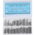 thumbnail image 1 of Hemobllo 360pcs Stainless Steel Spring Bar Tools Watch Band Link Cotter Spring Bars Tools in 18 Different Sizes - 6mm-23mm (Silver), 1 of 3