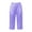 Sky Blue, variant on Asxite Plus Size Womens Pajamas Pants Casual Breathable Ice Silk Solid Loose Cropped Sleepwear