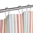 thumbnail image 3 of Mainstays Kids Fabric Shower Curtain with Hooks Set, Vintage Stripe, 72 in x 72 in, 3 of 5