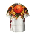 thumbnail image 4 of Goofa Thanksgiving With Autumn Printed Men's Casual Short-sleeved Shirt,Lightweight Breathable Button-down,Summer Casual men's top,Versatile Fashion shirt-Medium, 4 of 7