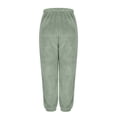 thumbnail image 6 of Sweatpants Women Winter Comfort Warm Pajama Pants Plush Casual Pants Soft Polyester Fabric Loose Fit For Lounging L High Pull Pants, 6 of 6
