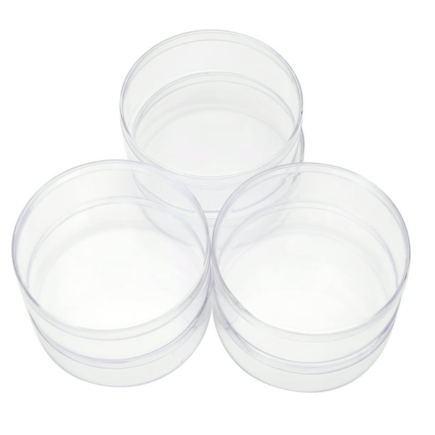 Juego De 6 Cajas Redondas Redondas Para Dulces De Boda, Caja Transparente Para Almacenamiento De Joyas Pequeñas Para Bodas