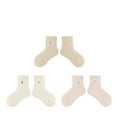 thumbnail image 3 of WOLLED 3 Pairs Fall Winter Cotton Socks for Toddler Kids Fleece Socks Boys Girls Cartoon Socks for 2-12Y, 3 of 7