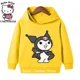 thumbnail image 3 of 2024 HOT Primavera Otoño Kawaii Kuromi Sudaderas con capucha Niños Dibujos animados Niños Niñas Sudadera de manga larga Niños Casual Sudadera con capucha Tops 90cm-150cm de altura, 3 of 4