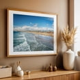 thumbnail image 4 of The Pacific, Newport Beach 02 - Newport Beach California Photography Beach Coastal Ocean Waves Palm Tree Seaside Scenic Oak Framed Wall Art Print 12 x 18 inches, 4 of 6