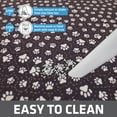thumbnail image 6 of Drymate Original Cat Litter Mat, Contains Mess from Box for Cleaner Floors, Urine-Proof, Soft on Kitty Paws -Absorbent/Waterproof- Machine Washable, Durable (20”x28”)(Paw Path Tan), 6 of 6