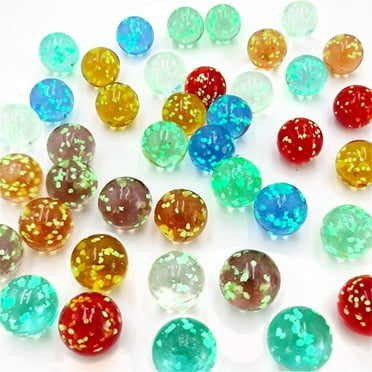 20 Pcs Glass Marbles for Kids,Marbles Glow in the Dark,Mixed Colors Marbles,Handmade Glass Marbles,Glowing Marbles for Kids Marble Games,DIY and Home Decoration
