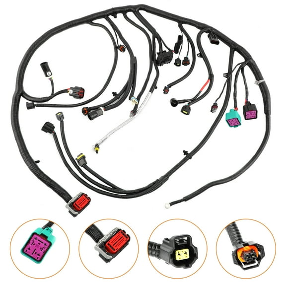 Maxpeedingrods Diesel Engine Wiring Harness 6.0L For Ford Super Duty 5C3Z-12B637-BA 2005-2007