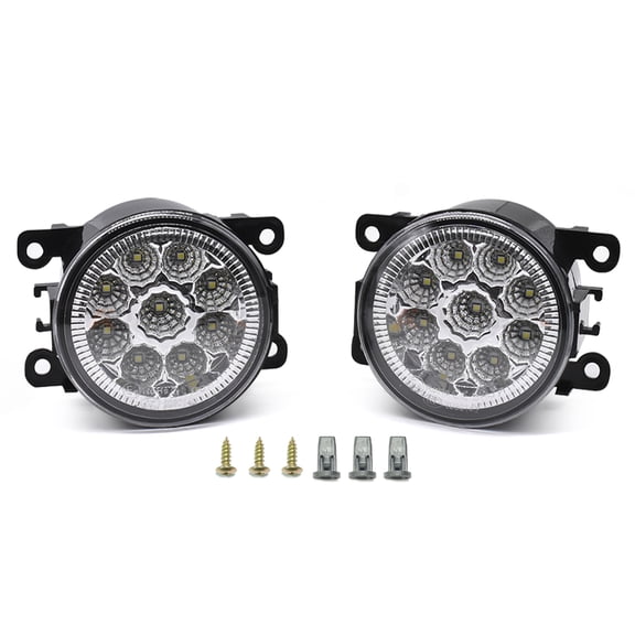 Pair Bumper LED Fog Light Lamps For Suzuki Grand Vitara 2006-2012 SX4 2008-2015